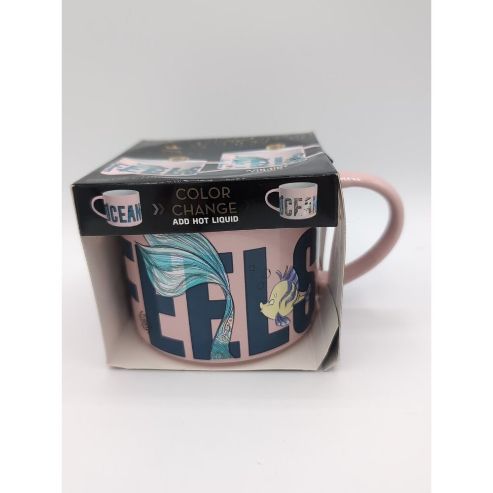 Disney Princess Little Mermaid 15oz Color Change Coffee Cup Mug Zak Designs New